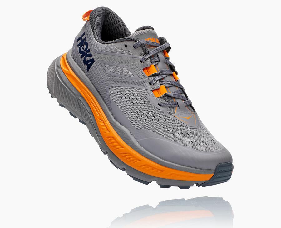 Hoka One One Trainers Mens Grey - Stinson Atr 6 - 42079JSKH